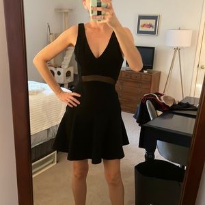 Astr black mini dress